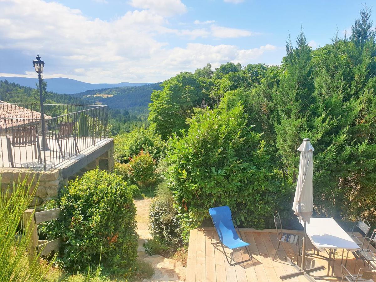 Le Petit Rias Gite Soleil Saint Maurice en Chalencon Exterior photo