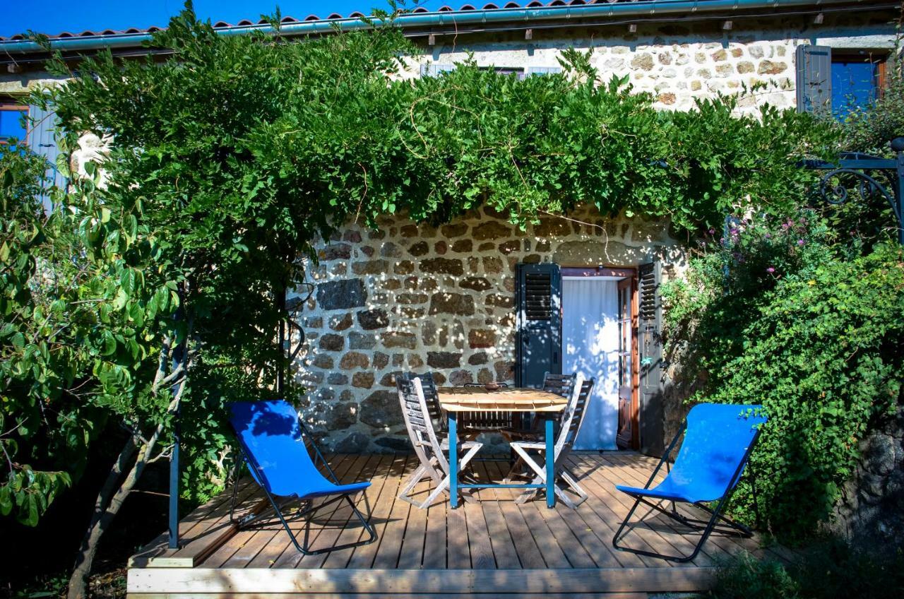 Le Petit Rias Gite Soleil Saint Maurice en Chalencon Exterior photo